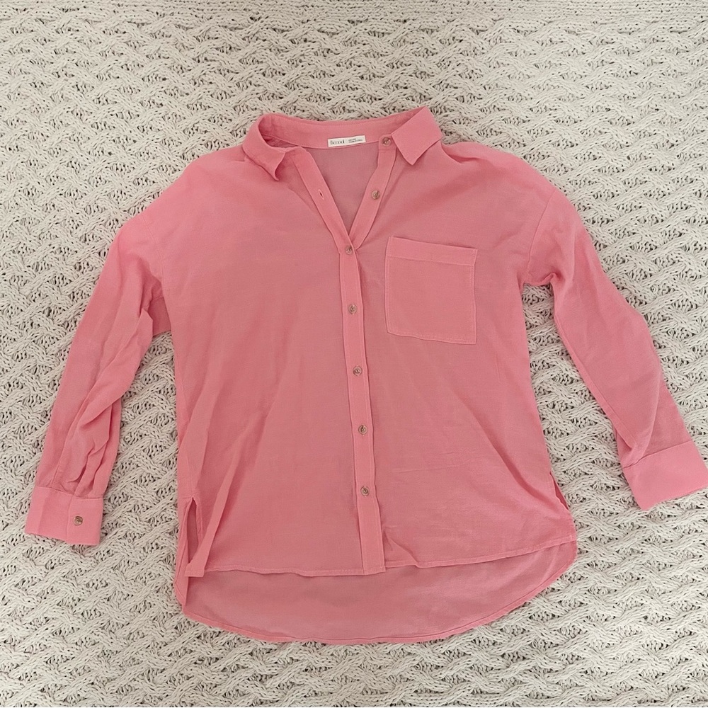 Pink Button-Down Shirt - Picture 2 of 6